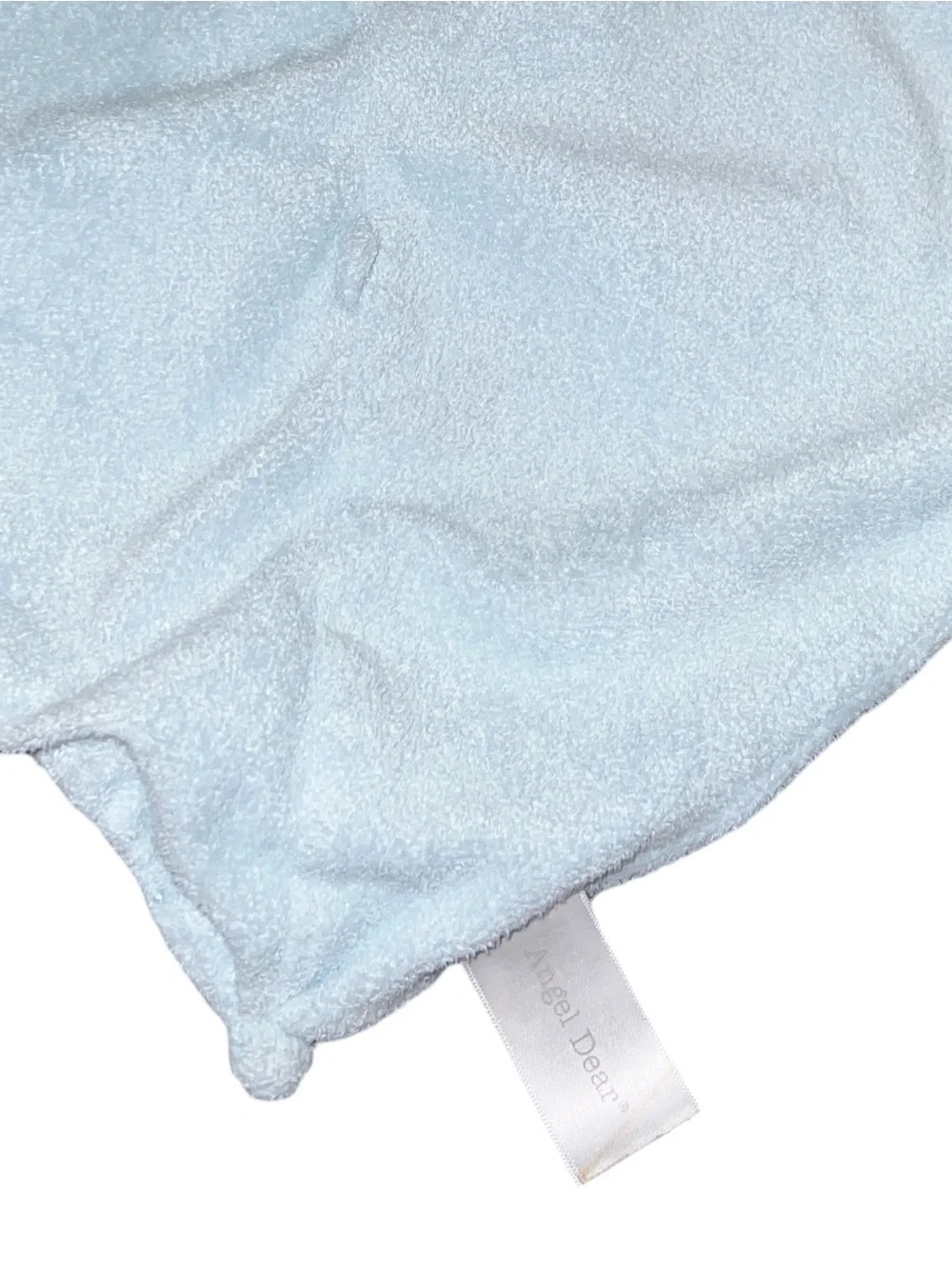 Angel Dear Lovey Sleeping Teddy Bear Security Blanket Baby Blue Knots 12